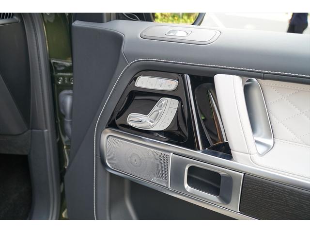 Ｇクラス Ｇ４５０ｄ　ＡＭＧラインパッケージ　マヌファクトゥーアプログラム　マヌファクトゥーアプログラムプラス　ナイトパッケージ　マヌファクトゥーアオリーブ　プラチナホワイトレザー　セラミックプロイオン＆インテリアコーティング施工済み　新車保証付（55枚目）