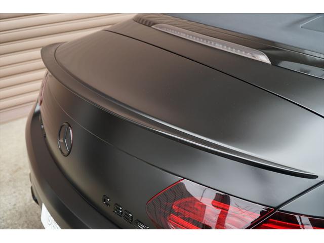 Ｃクラス Ｃ６３　Ｓカブリオレ　後期型　左ハンドル　ブラックアウト　マッドブラックラッピング　純正ナビＴＶ　ブルメスターサウンド　バックカメラ　ドラレコ　ＡＭＧ２０ＡＷ　メモリーパワーシート　シートヒーター　整備記録簿　ディーラー車（28枚目）
