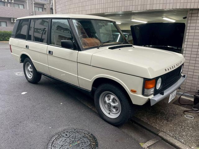 レンジローバー バンデンプラ　４ＷＤ　フルビスポーク　内装革張仕様　ダッシュボード＆各ドア　　断熱材施工　フロア防振材防音材全面施工　ハリスツイード　バックカメラ　本革シート　パワーシート　シートヒーター　サンルーフ　ＥＴＣ（6枚目）