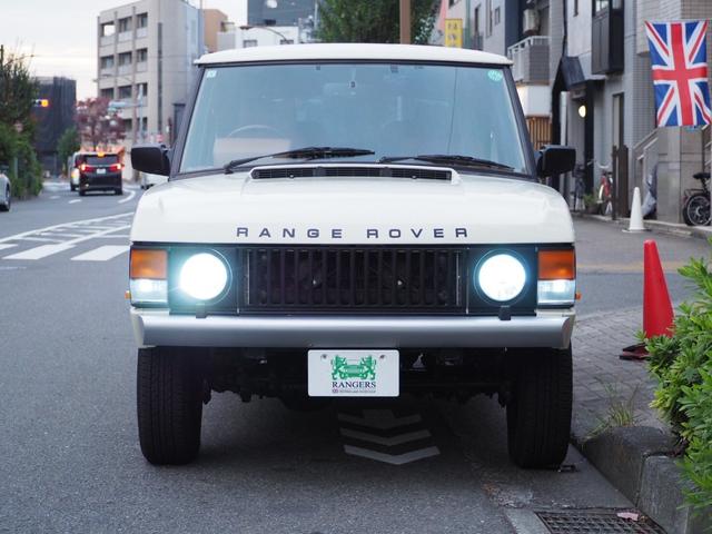 レンジローバー バンデンプラ　４ＷＤ　フルビスポーク　内装革張仕様　ダッシュボード＆各ドア　　断熱材施工　フロア防振材防音材全面施工　ハリスツイード　バックカメラ　本革シート　パワーシート　シートヒーター　サンルーフ　ＥＴＣ（7枚目）