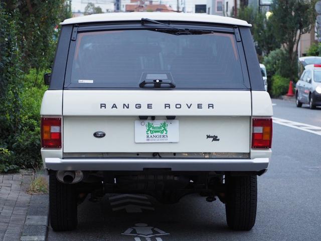 レンジローバー バンデンプラ　４ＷＤ　フルビスポーク　内装革張仕様　ダッシュボード＆各ドア　　断熱材施工　フロア防振材防音材全面施工　ハリスツイード　バックカメラ　本革シート　パワーシート　シートヒーター　サンルーフ　ＥＴＣ（8枚目）