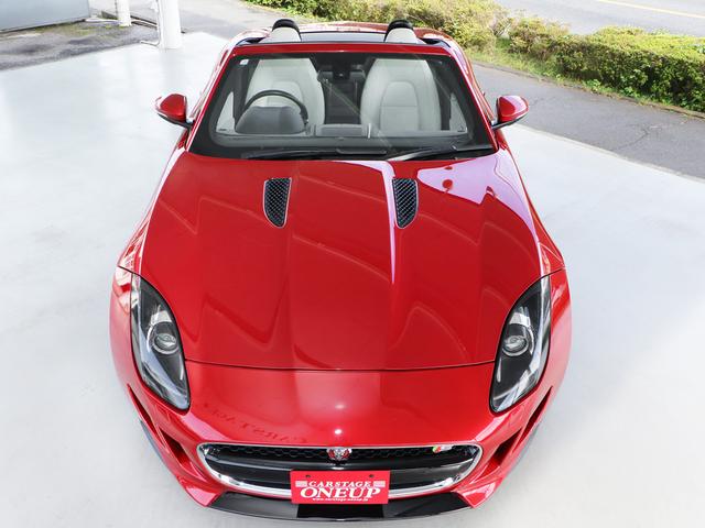 Fタイプ Sコンバーチブル ワンオーナー・3.0V6スーパーチャージド380PS・19インチAW・パドルシフト8AT・スポーツエギゾースト・アイボリーレザー・ナビ・メリディアンサウンド・USB・Bluetooth・ETC(3枚目)