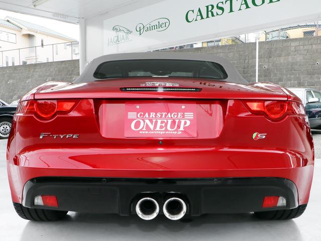 Fタイプ Sコンバーチブル ワンオーナー・3.0V6スーパーチャージド380PS・19インチAW・パドルシフト8AT・スポーツエギゾースト・アイボリーレザー・ナビ・メリディアンサウンド・USB・Bluetooth・ETC(38枚目)