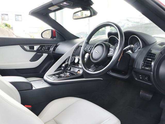 Fタイプ Sコンバーチブル ワンオーナー・3.0V6スーパーチャージド380PS・19インチAW・パドルシフト8AT・スポーツエギゾースト・アイボリーレザー・ナビ・メリディアンサウンド・USB・Bluetooth・ETC(62枚目)