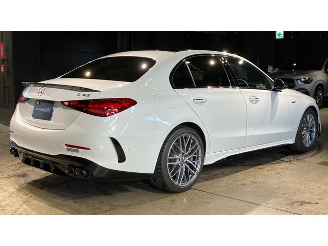 Ｃクラス Ｃ４３　４マチック　（ＢＳＧ搭載モデル）　　４ＷＤ　ＭＰ２０２５０１　パノラマ　弊社デモカー　全周囲カメラ　オートマチックハイビーム　ＥＴＣ　ナビ　フルセグ　ミュージックプレイヤー接続可　本革シート　電動シート（46枚目）