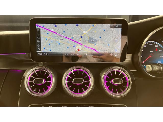 Ｃクラス Ｃ２００アバンギャルド　ＡＭＧライン　弊社下取り　レザーＥＸＣ　ＰＫＧ　パノラマ　ＨＵＤ　シートヒーター　Ｃ４３仕様　前後ドラレコ　アダプティブクルーズコントロール　レーンキープアシスト　オートマチックハイビーム　パーキングアシスト（12枚目）
