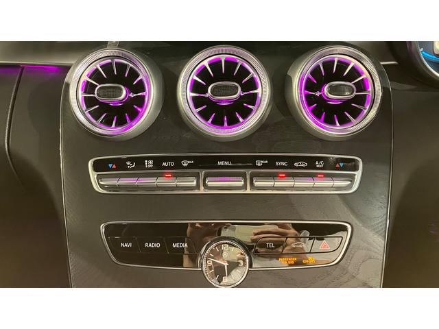 Ｃクラス Ｃ２００アバンギャルド　ＡＭＧライン　弊社下取り　レザーＥＸＣ　ＰＫＧ　パノラマ　ＨＵＤ　シートヒーター　Ｃ４３仕様　前後ドラレコ　アダプティブクルーズコントロール　レーンキープアシスト　オートマチックハイビーム　パーキングアシスト（13枚目）