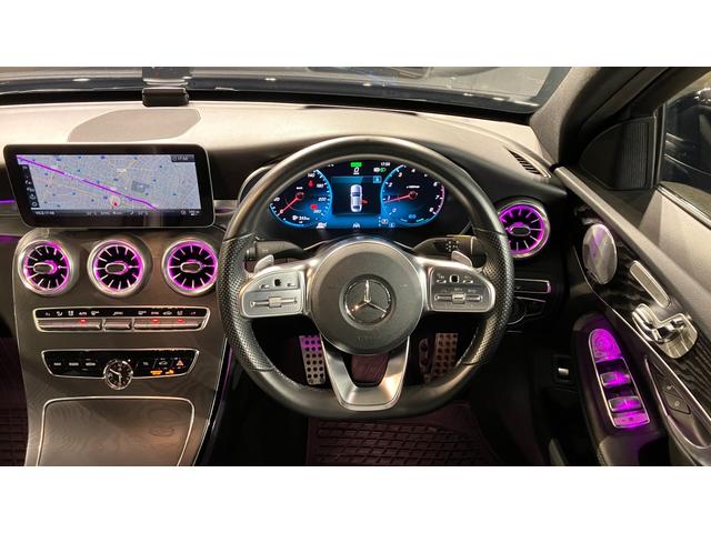 Ｃクラス Ｃ２００アバンギャルド　ＡＭＧライン　弊社下取り　レザーＥＸＣ　ＰＫＧ　パノラマ　ＨＵＤ　シートヒーター　Ｃ４３仕様　前後ドラレコ　アダプティブクルーズコントロール　レーンキープアシスト　オートマチックハイビーム　パーキングアシスト（28枚目）
