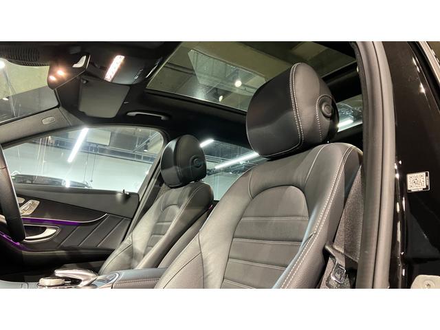 Ｃクラス Ｃ２００アバンギャルド　ＡＭＧライン　弊社下取り　レザーＥＸＣ　ＰＫＧ　パノラマ　ＨＵＤ　シートヒーター　Ｃ４３仕様　前後ドラレコ　アダプティブクルーズコントロール　レーンキープアシスト　オートマチックハイビーム　パーキングアシスト（50枚目）