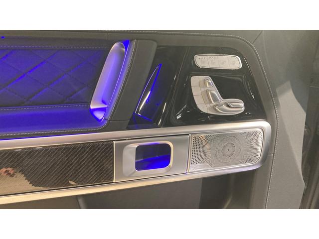 Ｇクラス Ｇ４００ｄ　ＡＭＧライン　４ＷＤ　エディションマグノブラック　サンルーフ　ブルメスターサラウンド　レザーエクスクルーシブパッケージ　アダプティブダンピングシステム　ボディー同色スペアタイヤリング（39枚目）