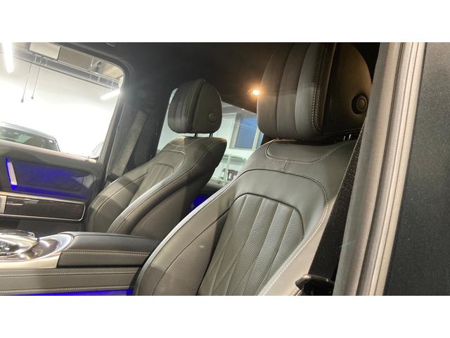 Ｇクラス Ｇ４００ｄ　ＡＭＧライン　４ＷＤ　エディションマグノブラック　サンルーフ　ブルメスターサラウンド　レザーエクスクルーシブパッケージ　アダプティブダンピングシステム　ボディー同色スペアタイヤリング（42枚目）