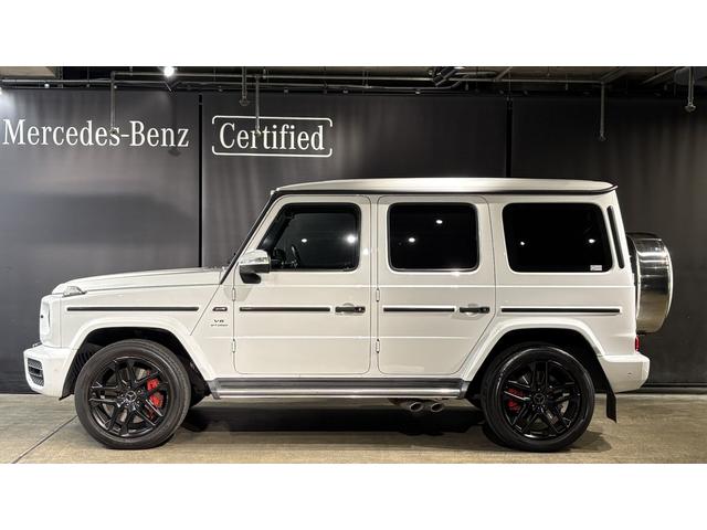 Gクラス G63 4WD アダプティブダンピングシステム Bカメラ キーレスゴー シートH 地デジ シートクーラー スマートキー アルミホイール 記録簿 レーンアシスト ドライブレコーダー アダプティブクルーズコントロール ナビTV 4WD ETC 本革シ(7枚目)