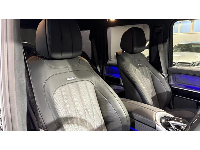 Gクラス G63 4WD アダプティブダンピングシステム Bカメラ キーレスゴー シートH 地デジ シートクーラー スマートキー アルミホイール 記録簿 レーンアシスト ドライブレコーダー アダプティブクルーズコントロール ナビTV 4WD ETC 本革シ(15枚目)