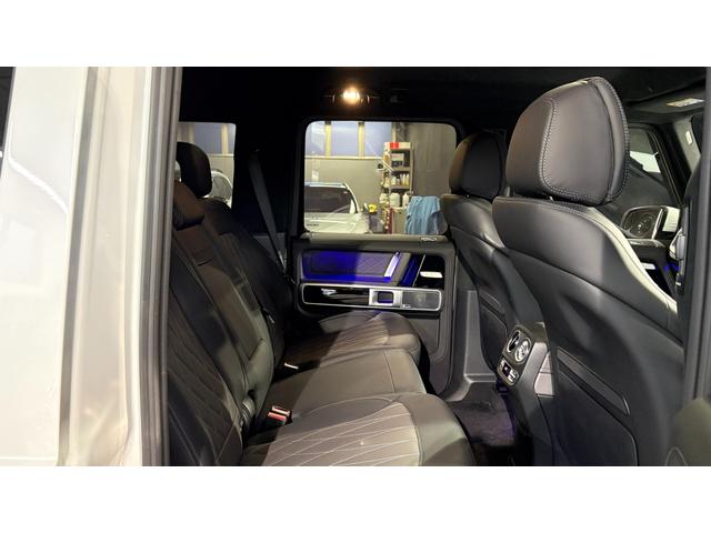 Gクラス G63 4WD アダプティブダンピングシステム Bカメラ キーレスゴー シートH 地デジ シートクーラー スマートキー アルミホイール 記録簿 レーンアシスト ドライブレコーダー アダプティブクルーズコントロール ナビTV 4WD ETC 本革シ(20枚目)
