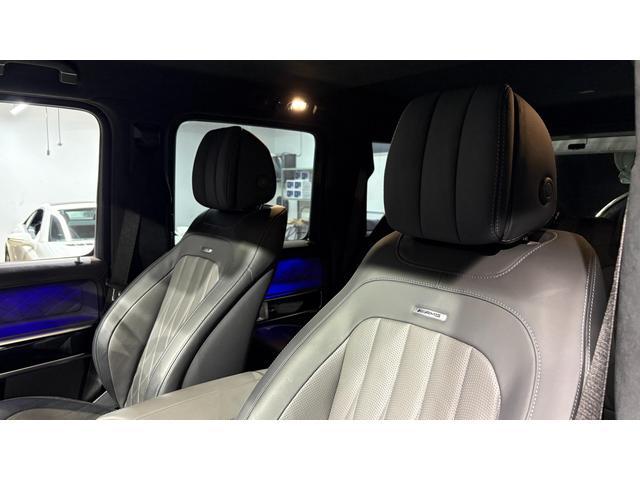 Gクラス G63 4WD アダプティブダンピングシステム Bカメラ キーレスゴー シートH 地デジ シートクーラー スマートキー アルミホイール 記録簿 レーンアシスト ドライブレコーダー アダプティブクルーズコントロール ナビTV 4WD ETC 本革シ(39枚目)