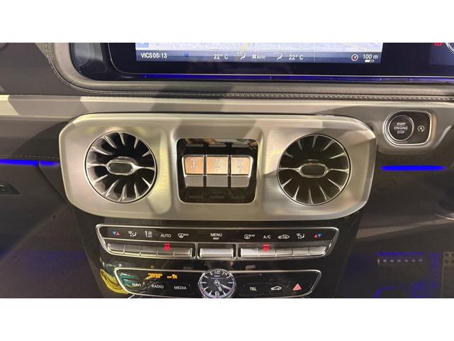Gクラス G63 4WD アダプティブダンピングシステム Bカメラ キーレスゴー シートH 地デジ シートクーラー スマートキー アルミホイール 記録簿 レーンアシスト ドライブレコーダー アダプティブクルーズコントロール ナビTV 4WD ETC 本革シ(56枚目)