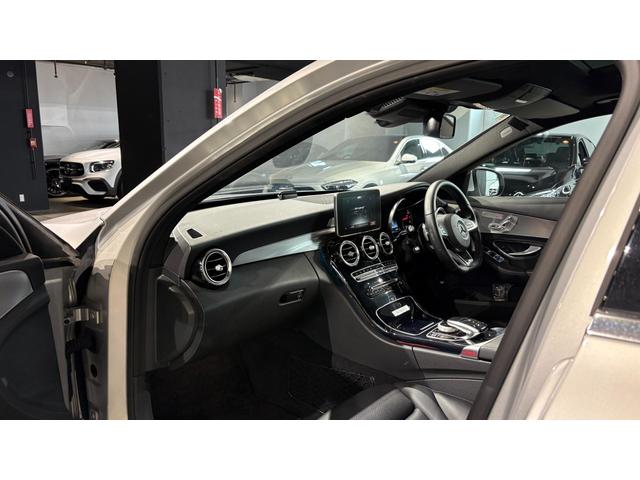 Cクラスステーションワゴン C180 ステーションワゴン ローレウスエディション レーダーセーフティパッケージ AMGライン パノラミックスライディングルーフ 弊社下取り車(35枚目)