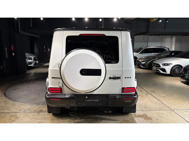 Gクラス G63 マグノヒーローエディション レーダーセーフティパッケージ マグノナイトブラックスペアタイヤリング カーボンインテリア 弊社下取り 1オーナー(7枚目)