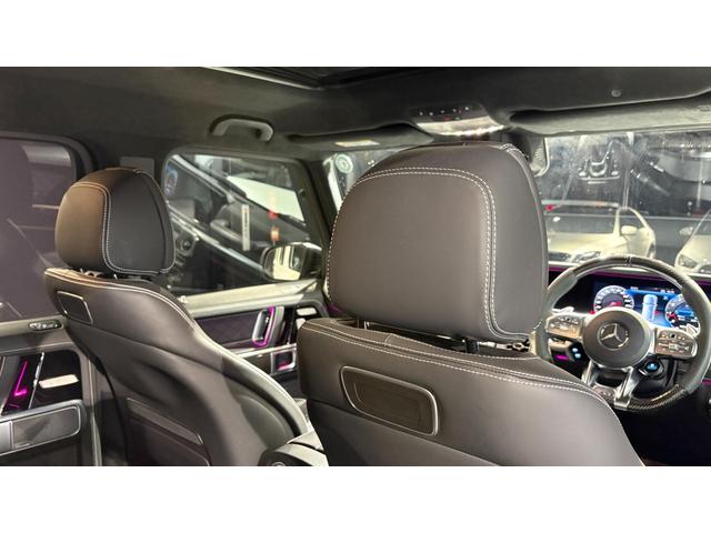 Gクラス G63 マグノヒーローエディション レーダーセーフティパッケージ マグノナイトブラックスペアタイヤリング カーボンインテリア 弊社下取り 1オーナー(21枚目)