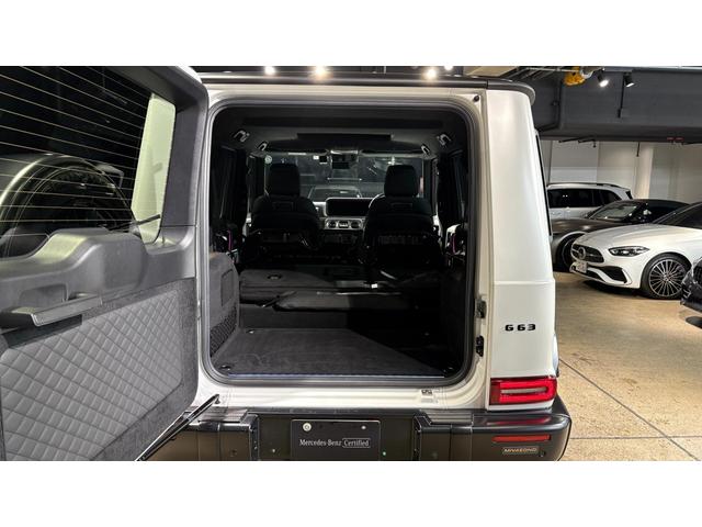 Gクラス G63 マグノヒーローエディション レーダーセーフティパッケージ マグノナイトブラックスペアタイヤリング カーボンインテリア 弊社下取り 1オーナー(25枚目)