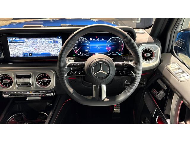 Gクラス G450d AMGラインパッケージ (ISG) ディーゼルターボ 4WD MP202502 20インチAMGアルミホイール ピアノラッカーウッドインテリアトリム ナッパレザーダッシュ ナッパレザーシート(ダイヤモンドステッチ入(43枚目)
