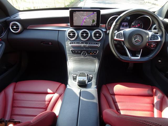 C200アバンギャルド AMGライン 追従クルコン 赤革 レーダーセーフティパッケージ レザーエクスクルーシブパッケージ AMGライン メタリックペイント(12枚目)