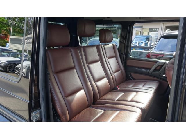 Ｇクラス Ｇ５５０　法人ワンオ－ナ－・認定中古車・オブシディアンブラック・レザ－チェストナットブラウン（14枚目）