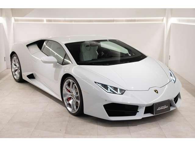 ウラカン ＬＰ５８０－２　（ＬＤＦ）　Ｂｉａｎｃｏ　Ｉｃａｒｕｓ　ＨＤＤナビ　ＬＥＤヘッドライト　認定中古車（2枚目）