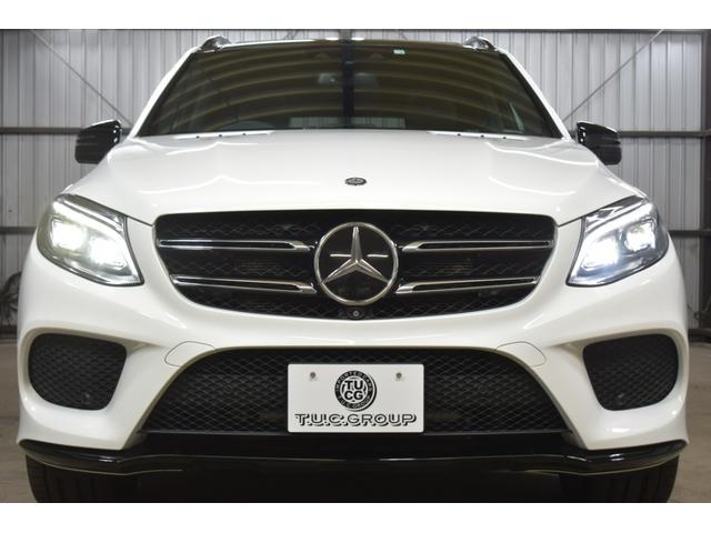 GLE43 4マチック レーダーP 367馬力 9速 パノラマR 全席ヒーター黒革 ディストロ Bスポット AMGエアロ21AW サイドステップ キーレスゴー PTS 電動Rゲート ハーマンK 地デジ 360カメラ 2年保証(2枚目)