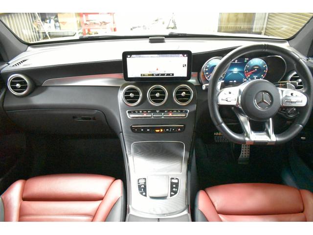 ＧＬＣ ＧＬＣ４３　４マチック　レザーエクスクルーシブ　レーダーＰ　後期型　３９０馬力　ＭＥコネ　パノラマサンルーフ　赤黒革　ＡＣＣ　ＡＭＧ２０ＡＷ　キーＧＯ　ＨＵＤ　Ｆゲート　ブルメスタ－Ｓ　ＭＢＵＸナビ　３６０カメラ　２年保証（3枚目）
