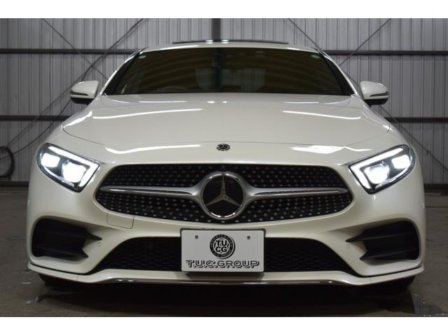 ＣＬＳクラス ＣＬＳ４５０　４マチック　スポーツ　エクスクルーシブ　３６７馬力　ＩＳＧ搭載　ＭＥコネ　サンルーフ　全席ヒーター＆クーラー黒革　ＡＣＣ　ＢＳＭ　ＡＭＧエアロ１９ＡＷ　ＨＵＤ　フットトランク　ブルメＳ　地デジ３６０カメ　２年保証（2枚目）