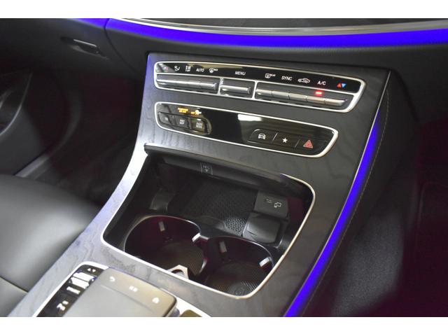 Ｅクラス Ｅ２００　スポーツ　ＢＳＧ　ＥＸクルーシブ　ＡＭＧラインインテ　ＲＳＰ　後期型　１オナ　サンルーフ　全席ヒーター黒革　ＡＣＣ　ＡＭＧエアロ　キーＧＯ　電動トランク　ＨＵＤ　ブルメ　対話式ナビ　地デジ３６０カメ　２年保証（27枚目）
