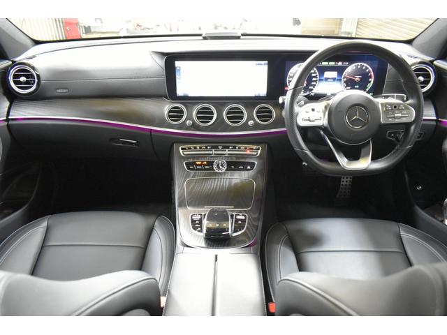 Ｅクラス Ｅ３５０ｅ　アバンギャルド　スポーツ　１オーナー　エクスクルーシブＰ　レーダーＳＰ　パノラマサンＲ　９速　全席ヒーター黒革　ディストロ　ＡＭＧエアロ１９ＡＷ　ＨＵＤ　ＬＥＤＨ　ＰＴＳ　フットゲート　ブルメスター　地デジ３６０カメ　２年保証（3枚目）