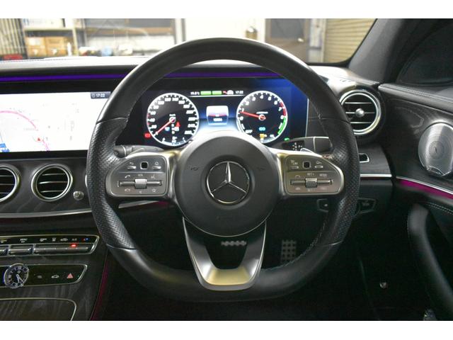Ｅクラス Ｅ３５０ｅ　アバンギャルド　スポーツ　１オーナー　エクスクルーシブＰ　レーダーＳＰ　パノラマサンＲ　９速　全席ヒーター黒革　ディストロ　ＡＭＧエアロ１９ＡＷ　ＨＵＤ　ＬＥＤＨ　ＰＴＳ　フットゲート　ブルメスター　地デジ３６０カメ　２年保証（21枚目）