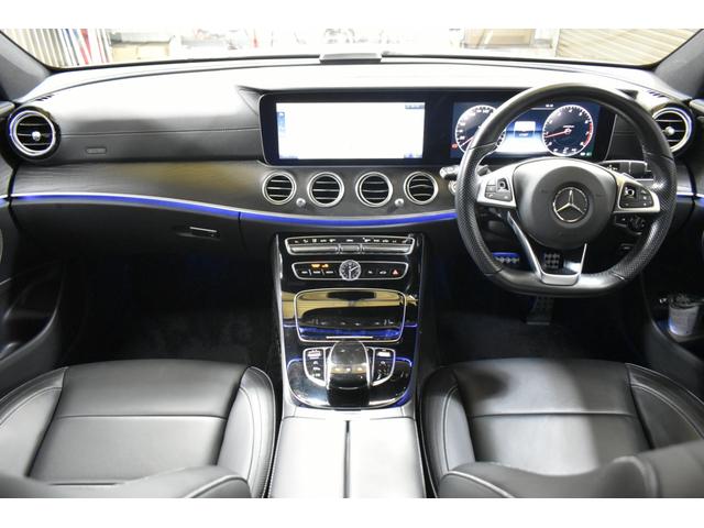 Ｅクラス Ｅ２５０　アバンギャルド　スポーツ　レザーＰ　レーダーＰ　ＭＥコネ　全席ヒーター黒革　ディストロ　ＡＭＧエアロ１９ＡＷ　キーＧＯ　ＰＴＳ　フットゲート　ブルメ　ナビ３６０カメ　２年保証（3枚目）