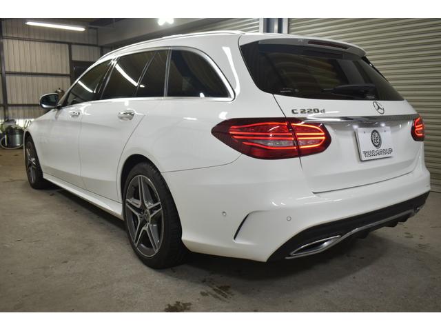 Cクラスステーションワゴン C220dステーションワゴンロレウスEDスポツプラP 後期型 レーダーSP 特別仕様 ヒーター黒革 BSM AMGエアロ18AW 液晶メーター HUD フットゲート MEコネクト 9速 地デジナビ バックカメラ エアサス LEDヘッドライト 2年保証(36枚目)