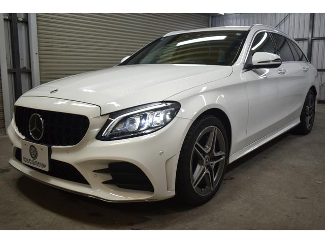 Cクラスステーションワゴン C220dステーションワゴンロレウスEDスポツプラP 後期型 レーダーSP 特別仕様 ヒーター黒革 BSM AMGエアロ18AW 液晶メーター HUD フットゲート MEコネクト 9速 地デジナビ バックカメラ エアサス LEDヘッドライト 2年保証(40枚目)