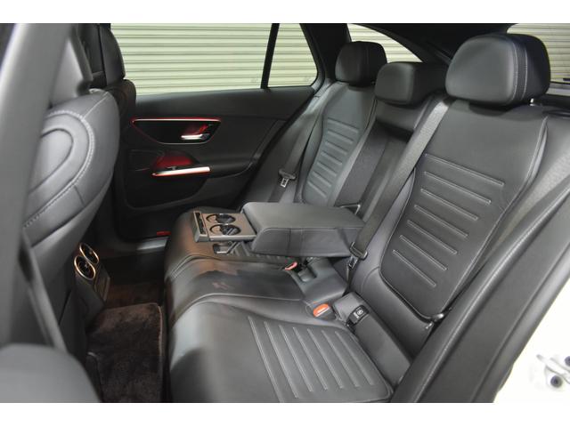 Cクラスステーションワゴン C200ステーションワゴンアバンギャルドAMGライン レザーEXC レーダーセーフティP ベーシックP 新型Cクラス ISG搭載 MEコネ パノラマサンルーフ ヒーター黒本革 ACC BSM AMGエアロ18AW HUD MBUX 360カメラ 2年保証(15枚目)