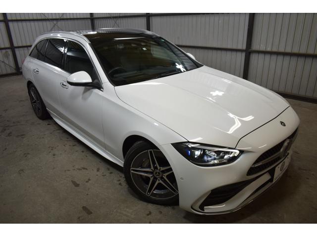 Cクラスステーションワゴン C200ステーションワゴンアバンギャルドAMGライン レザーEXC レーダーセーフティP ベーシックP 新型Cクラス ISG搭載 MEコネ パノラマサンルーフ ヒーター黒本革 ACC BSM AMGエアロ18AW HUD MBUX 360カメラ 2年保証(19枚目)