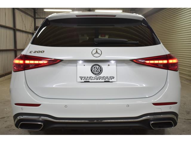 Cクラスステーションワゴン C200ステーションワゴンアバンギャルドAMGライン レザーEXC レーダーセーフティP ベーシックP 新型Cクラス ISG搭載 MEコネ パノラマサンルーフ ヒーター黒本革 ACC BSM AMGエアロ18AW HUD MBUX 360カメラ 2年保証(20枚目)