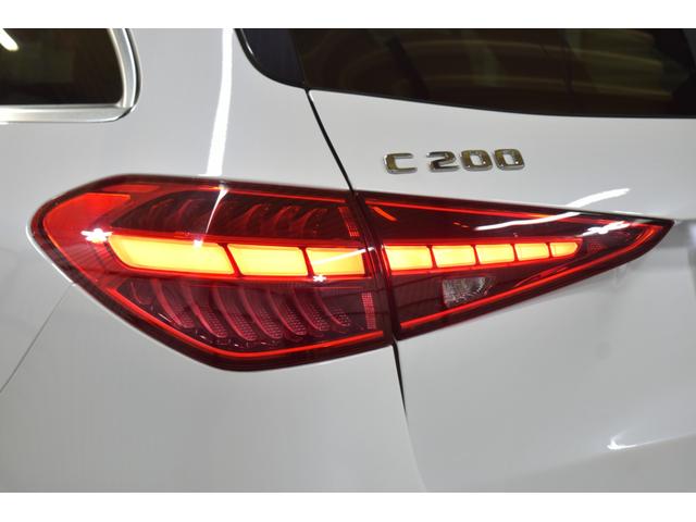Cクラスステーションワゴン C200ステーションワゴンアバンギャルドAMGライン レザーEXC レーダーセーフティP ベーシックP 新型Cクラス ISG搭載 MEコネ パノラマサンルーフ ヒーター黒本革 ACC BSM AMGエアロ18AW HUD MBUX 360カメラ 2年保証(38枚目)