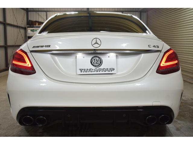 Ｃクラス Ｃ４３　４マチック　後期　パノラマサンＲ　レーダーＳＰ　３９０馬力　ヒーター付黒革　ブルメスターＳ　ディストロ　ＬＥＤＨ　ＡＭＧエアロ１９ＡＷ　マルチカラーアンビエントライト　地デジナビ　Ｂカメラ　Ｄトランク　２年保証（21枚目）