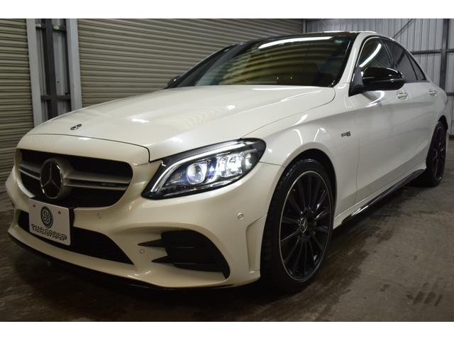 Ｃクラス Ｃ４３　４マチック　後期　パノラマサンＲ　レーダーＳＰ　３９０馬力　ヒーター付黒革　ブルメスターＳ　ディストロ　ＬＥＤＨ　ＡＭＧエアロ１９ＡＷ　マルチカラーアンビエントライト　地デジナビ　Ｂカメラ　Ｄトランク　２年保証（47枚目）