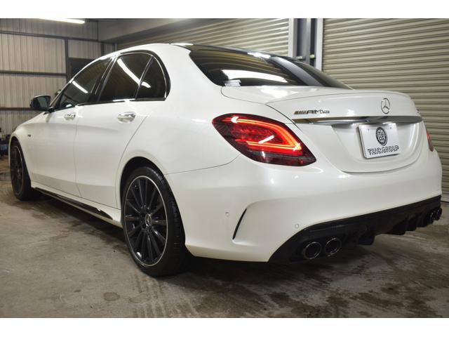 Ｃクラス Ｃ４３　４マチック　後期　パノラマサンＲ　レーダーＳＰ　３９０馬力　ヒーター付黒革　ブルメスターＳ　ディストロ　ＬＥＤＨ　ＡＭＧエアロ１９ＡＷ　マルチカラーアンビエントライト　地デジナビ　Ｂカメラ　Ｄトランク　２年保証（50枚目）