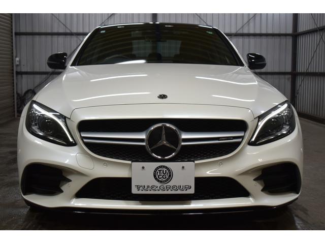 Ｃクラス Ｃ４３　４マチック　後期　パノラマサンＲ　レーダーＳＰ　３９０馬力　ヒーター付黒革　ブルメスターＳ　ディストロ　ＬＥＤＨ　ＡＭＧエアロ１９ＡＷ　マルチカラーアンビエントライト　地デジナビ　Ｂカメラ　Ｄトランク　２年保証（58枚目）