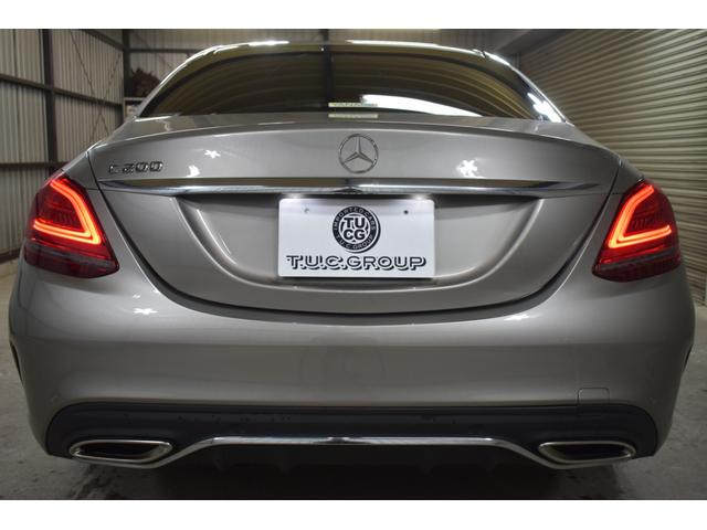 Cクラス C200ローレウスエディションスポーツプラスパック スポーツプラスP レーダーセーフティP 最終特別仕様 MEコネ ヒーター黒革 フットトランク ACC BSM キーレスGO HUD AMGエアロ18AW 液晶メーター ナビBカメラ 2年保証(20枚目)