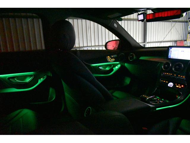 Cクラス C200ローレウスエディションスポーツプラスパック スポーツプラスP レーダーセーフティP 最終特別仕様 MEコネ ヒーター黒革 フットトランク ACC BSM キーレスGO HUD AMGエアロ18AW 液晶メーター ナビBカメラ 2年保証(33枚目)