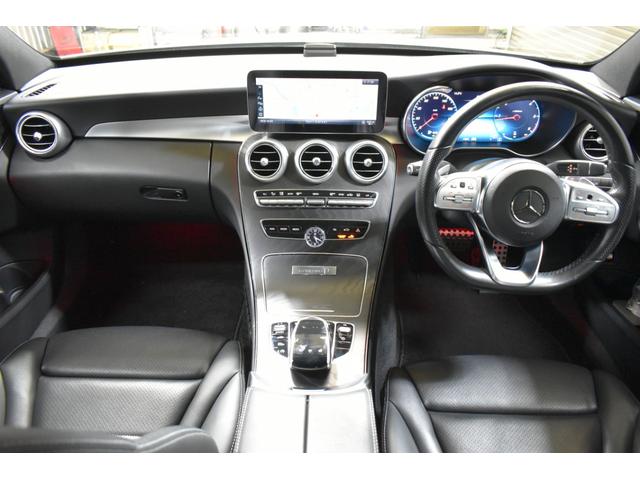 Cクラス C220dローレウスエディションスポーツプラスパック スポーツ+P レーダーセーフティP 特別仕様 1オーナー MEコネクト 9速 ヒーター黒革 ACC BSM AMGエアロ18AW 液晶メーター HUD フットゲート 地デジナビ 360カメラ 2年保証(3枚目)