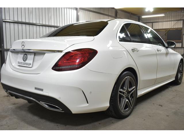 Cクラス C220dローレウスエディションスポーツプラスパック スポーツ+P レーダーセーフティP 特別仕様 1オーナー MEコネクト 9速 ヒーター黒革 ACC BSM AMGエアロ18AW 液晶メーター HUD フットゲート 地デジナビ 360カメラ 2年保証(4枚目)