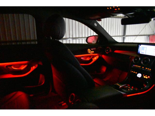 Cクラス C220dローレウスエディションスポーツプラスパック スポーツ+P レーダーセーフティP 特別仕様 1オーナー MEコネクト 9速 ヒーター黒革 ACC BSM AMGエアロ18AW 液晶メーター HUD フットゲート 地デジナビ 360カメラ 2年保証(40枚目)